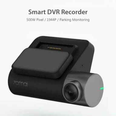 $59 with coupon for Xiaomi70 Mai Intelligent Recorder Pro Intelligent Driving Recorder Reversing Image Electronic Dog from GearBest