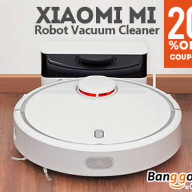 20% OFF Original Xiaomi Mi Home Smart Robot Vacuum Cleaner from BANGGOOD TECHNOLOGY CO., LIMITED