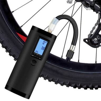 €24 with coupon for Xmund XD-BP4 3 in 1 LCD Display Electric Auto Car Pump Motorcycle Bike Truck Bicycle USB Rechargeable Mini Air Pump for Travel from EU UK warehouse BANGGOOD