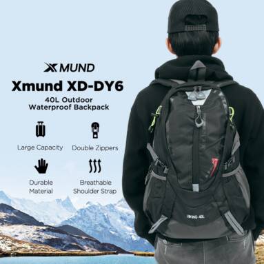 €11 with coupon for  Xmund XD-DY26 40L Folding Climbing Backpack Waterproof Nylon Sports Travel Hiking Shoulder Bag Unisex Rucksack – Green from BANGGOOD