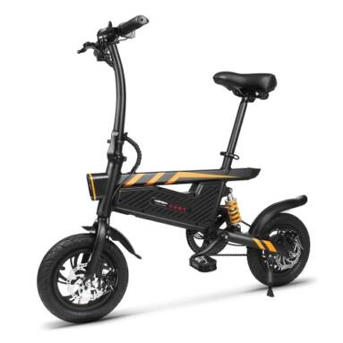 60% OFF for Ziyoujiguang T18 12 Inch Folding Power Assist Eletric Bicycle from Cafago WW