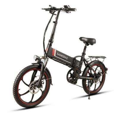 61% OFF for Samebike 20LVXD30 20 Inch Folding Electric Bike Power Assist Electric Bicycle from Cafago WW