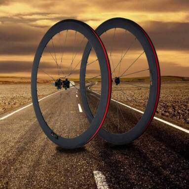 39% OFF 3K Full Carbon Matt 700C Road Bike Wheelsets,limited offer $369.99 from TOMTOP Technology Co., Ltd