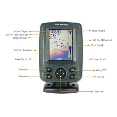 $6 OFF Portable 3.5" LCD Fishing Sonar Sensor,free shipping from CN Warehouse $93.99(Code:Y3422FDF6) from TOMTOP Technology Co., Ltd