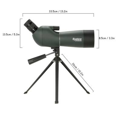 $8 OFF 20-60×60 Angled Waterproof Spotting Scope,free shipping $51.99(Code:AWSSYQ) from TOMTOP Technology Co., Ltd