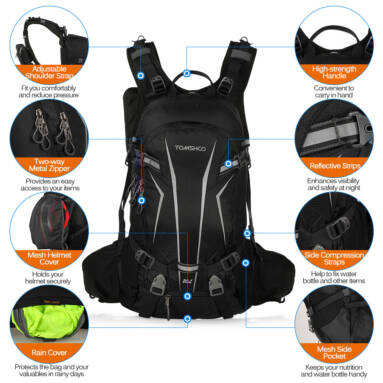 $6 OFF TOMSHOO 20L Water-resistant Cycling Backpack,free shipping $29.89(Code:CBPOFF6) from TOMTOP Technology Co., Ltd
