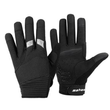 $3.16 OFF SAHOO Touch Screen Full Finger Cycling Gloves,free shipping $9.48(Code:SAHOO25) from TOMTOP Technology Co., Ltd