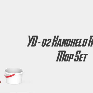 $29 with coupon for YD – 02 Handheld Rotary Mop Set from Xiaomi youpin – Bean Red from GearBest