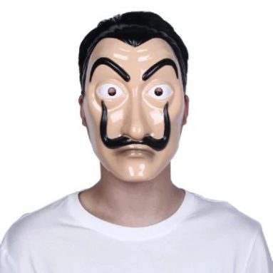 $ 3 med kupong for YEDUO Money Heist Papirhuset La Casa De Papelmaske Halloween fra GearBest