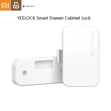 €11 with coupon for YEELOCK Smart Drawer Lock Cabinet Lock Keyless bluetooth APP Unlock Anti-Theft Child Safety File Security from Xiaomi Youpin from BANGGOOD