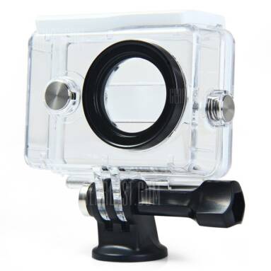 $9 flashsale for Original YI 40M Waterproof Case for Yi Action Camera  – WHITE from GearBest