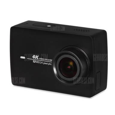 $184 with coupon for Original YI II International Version WiFi 4K Sports Action Camera 155 Degrees Wide Angle  –  BLACK  from GearBest