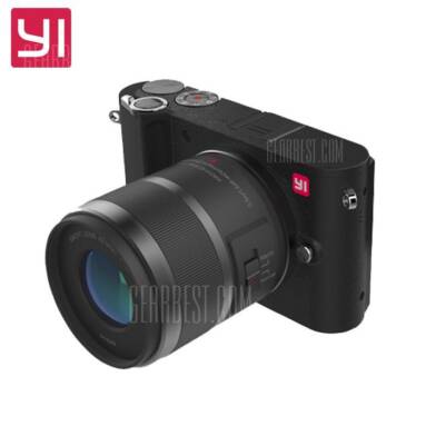 $299 with coupon for Original YI M1 WiFi 4K Digital Micro Single Camera  –  12 – 40MM F3.5 – 5.6  BLACK from GearBest