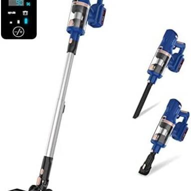 €127 with coupon for YISORA V110 Battery Handheld Cordless Vacuum Cleaner 265W 25000Pa Strong Suction Power LED Display for Carpets Pet Hair from EU warehouse GEEKBUYING