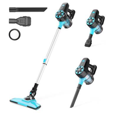 €71 with coupon for YOMA N3 Handheld Cordless Broom Vacuum Cleaner 17kPa Powerful Suction Power 6-in-1 Upright for Home Sofa Pets from EU warehouse GEEKBUYING