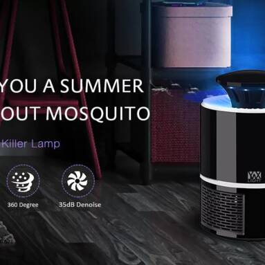 $9 with coupon for YWXLight USB Powered Bug Zapper Mosquito Killer Lamp – MILK WHITE from GearBest