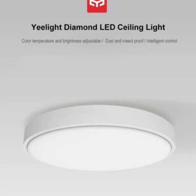 €51 with coupon for Yeelight 35W Nox Round Diamond Smart LED Ceiling Light from EU CZ warehouse BANGGOOD