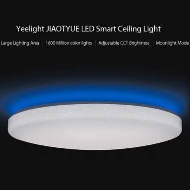 $145 with coupon for Yeelight JIAOYUE YLXD02YL 650 Surrounding Ambient Lighting LED Ceiling Light	( Xiaomi Ecosystem Product ) – White Starry Lampshade EU WAREHOUSE from GEARBEST