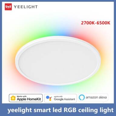 €41 with coupon for Yeelight Smart Led RGB Ceiling Light Wifi 24W from ALIEXPRESS