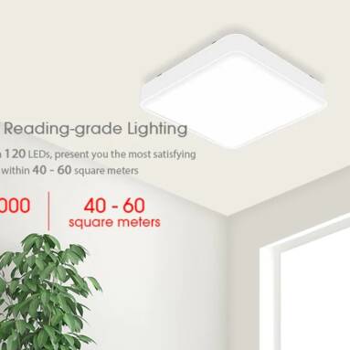 €99 with coupon for Yeelight Smart Square LED Ceiling Light from GearBest