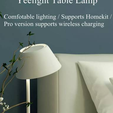€54 with coupon for Yeelight YLCT02YL / YLCT03YL LED Table Lamp Pro Wireless Charging For iPhone – YLCT03YL table lamp pro from EU CZ warehouse BANGGOOD
