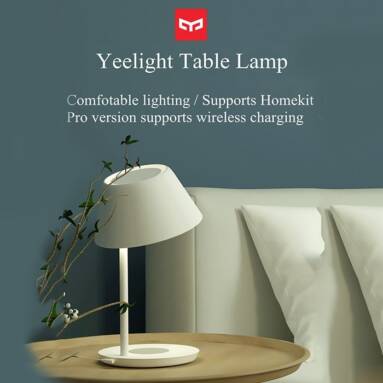 €63 with coupon for Yeelight YLCT03YL 10W LED Table Lamp Pro Dual Light Source App Control Stepless Dimming Qi Wireless Charging ( Xiaomi Ecosystem Product ) – White with QI charge from GEARBEST