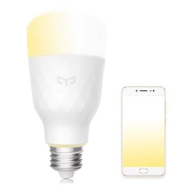 $13 with coupon for Yeelight YLDP05YL Smart LED Bulb Dimmable AC 100 – 240V 10W  –  E27  WHITE EU warehouse from GearBest