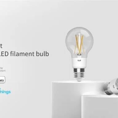 €14 with coupon for Yeelight YLDP12YL E27 6W 2700K Smart LED Filament Bulb Work With Apple Homekit Google Home AC220V from EU CZ warehouse BANGGOOD