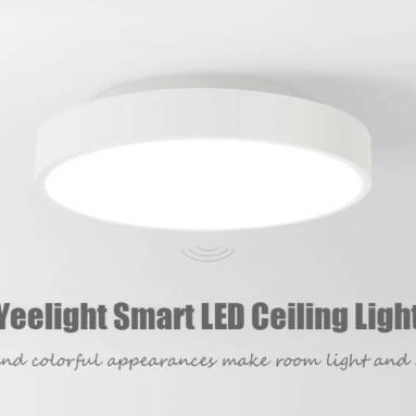 €52  with coupon for Yeelight YLXD01YL 320 28W Smart LED Ceiling Light AC 220V – WHITE WITH REMOTE CONTROL EU warehouse from GearBest