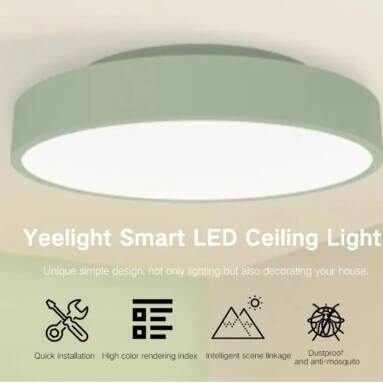 $79 with coupon for Yeelight YLXD01YL Simple Round Shape Smart LED Ceiling Light from GearBest