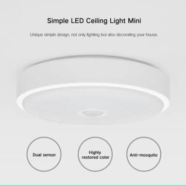 $67 with coupon for Yeelight YLXD09YL Induction LED Ceiling Light Anti-mosquito for Home 3PCS from GearBest