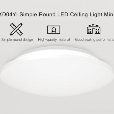 $10 with coupon for Yeelight YlXD04Yl LED Ceiling Light 10W Mini Simple Round from GEARVITA