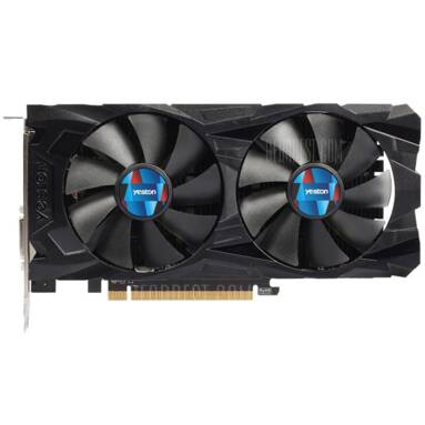 $125 with coupon for Yeston AMD RX560D 4G Gaming Graphics Card  –  BLACK from GearBest