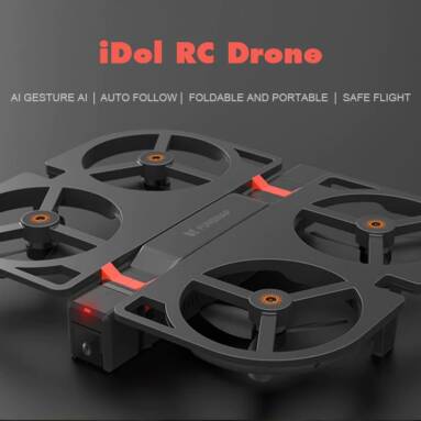$209 with coupon for Youpin Foldable HD 1080P FPV iDol RC Drone – BLACK RTF ( WITH TRANSMITTER, 2 BATTERIES ) from GearBest