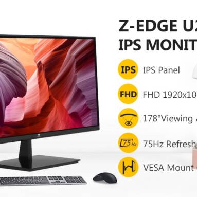 €94 with coupon for Z-Edge U24I 24” LED Monitor from EU warehouse GEEKBUYING