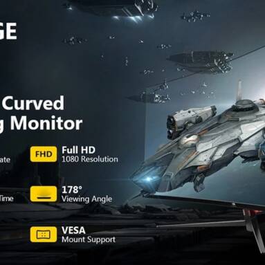 €139 with coupon for Z-Edge UG24 1650R Curved Gaming Monitor from EU warehouse GEEKBUYING