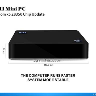 €68 flash sale for Z83II Mini PC Windows 10 Intel Atom x5-Z8350 from Lightinthebox