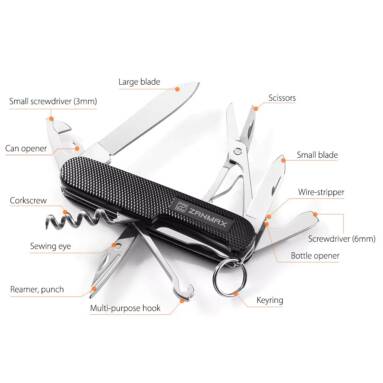 $5 with coupon for ZANMAX 3101 Multitool Pocket Knife – SILVER from GearBest