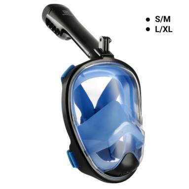 $22 with coupon for ZANMAX SNK01 Snorkeling Mask – EARTH BLUE S M from GearBest