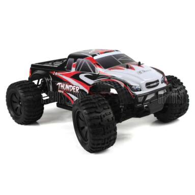$122 with coupon for ZD Racing 10427 – S 1:10 Big Foot RC Truck – RTR  –  BRUSHLESS VERSION  BLACK AND RED from GearBest