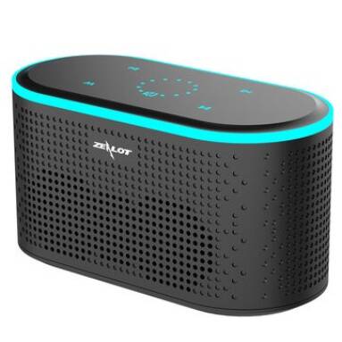 €27 with coupon for ZEALOT Z2 Wireless Speaker bluetooth 5.0 Speaker Double Drivers Stereo Bass HD Mic TWS TF Card USB AUX Portable Speaker from BANGGOOD