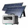 ZENDURE SuperBase Pro 2000 Portable Power Station + BLUETTI SP120 120W Solar Panel