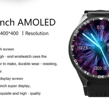 €45 with coupon for ZGPAX S99C 1.39′ AMOLED Built-in GPS 3G Heart Rate Google Play Camera Android Smart watch Phone – Black from BANGGOOD