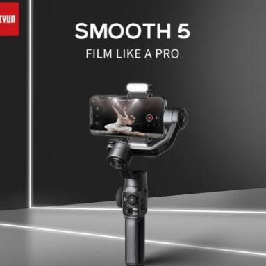 €130 with coupon for ZHIYUN SMOOTH 5 3-Axis Smartphone Handheld Gimbal Stabilizer bluetooth Selfie Stick Online Learning Live Streaming Desktop Stand Phone Holder For iPhone 13 Pro Max For Samsung Galaxy S2 – Standard from GEEKBUYING