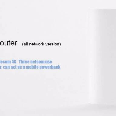 €46 with coupon for ZMI MF855 Portable Wireless Router with 7800mAh Mobile Power Bank Support 4G Network ( Xiaomi Ecosystem Product ) from GearBest
