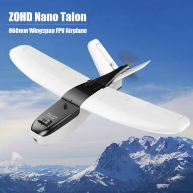 $99 with coupon for ZOHD Nano Talon 860mm Wingspan AIO HD V-Tail EPP FPV RC Airplane PNP With Gyro from TOMTOP