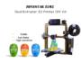 ZONESTAR Z5M2 Dual Extruder 3D Printer DIY Kit - BLACK AND ORANGE EU PLUG