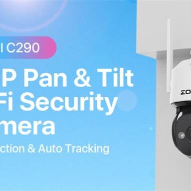 €43 with coupon for ZOSI C290 2.5K 4MP WiFi Security Camera from BANGGOOD