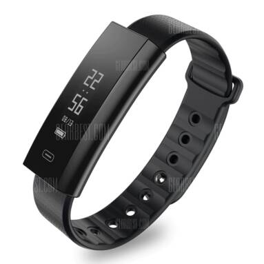 $18 with coupon for Zeblaze Arch Heart Rate Smartband  –  BLACK from Gearbest