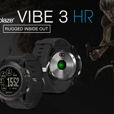€ 21 com cupão para Zeblaze VIBE 3 HR Smartwatch IP67 à prova de água de GEARVITA